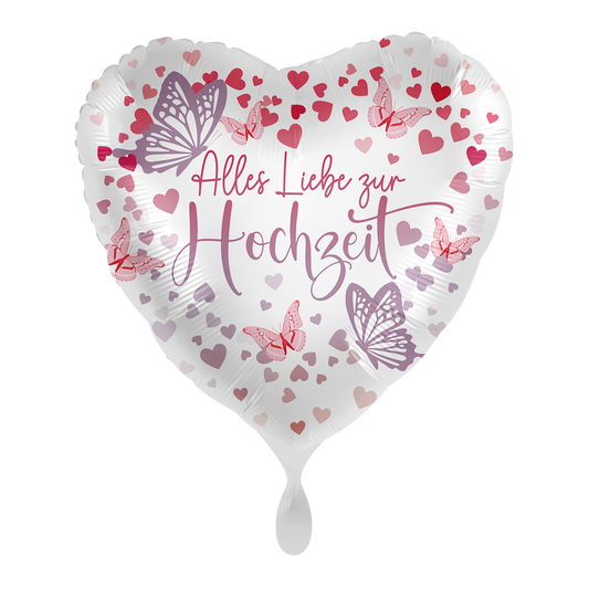 1 Ballon - Hochzeit Alles Liebe