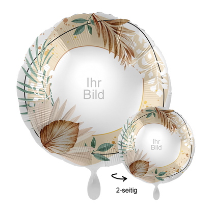 1 Ballon mit Foto - Bohemian Birthday