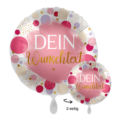 1 Ballon mit Text - Sweet Birthday