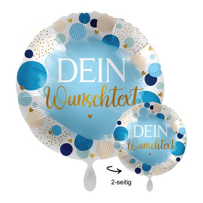 1 Ballon mit Text - Lucky Birthday