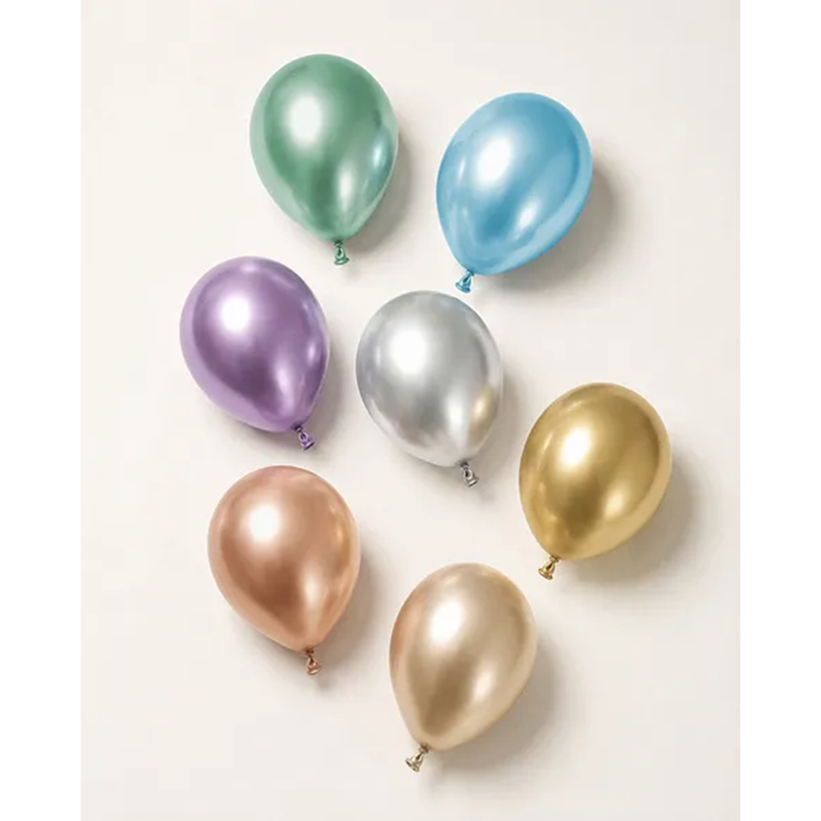 50 Luftballons - Ø 12cm - Glossy - Blau
