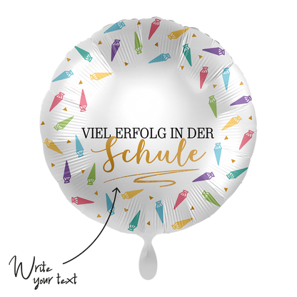 1 Balloon - Personalize IT - Viel Erfolg in der Schule