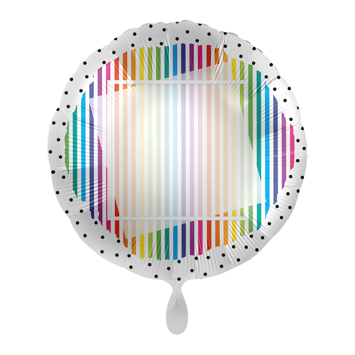 1 Balloon - Personalize IT - Colourful Stripes - GER