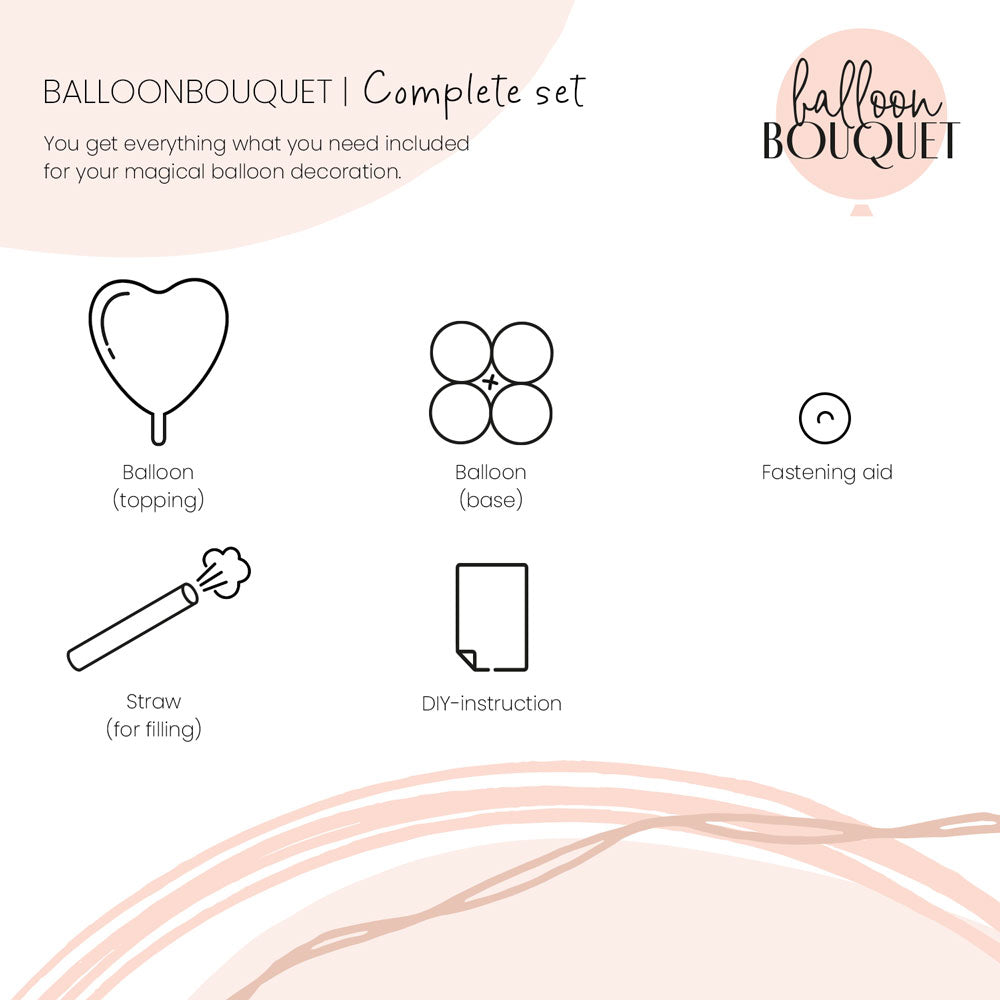 1 Balloon Bouquet - Favourite Person - ENG