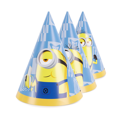 6 Partyhütchen - Minions