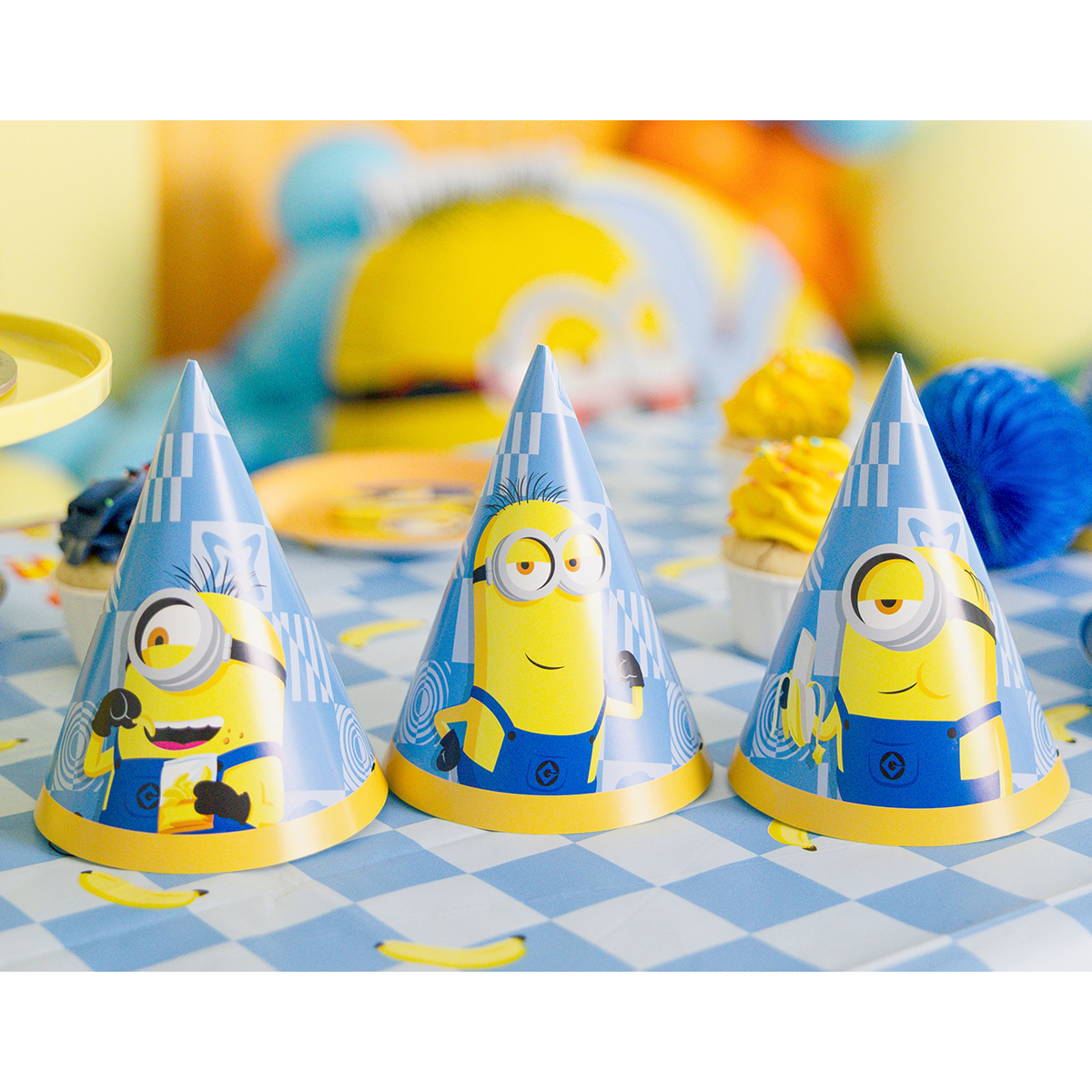 6 Partyhütchen - Minions