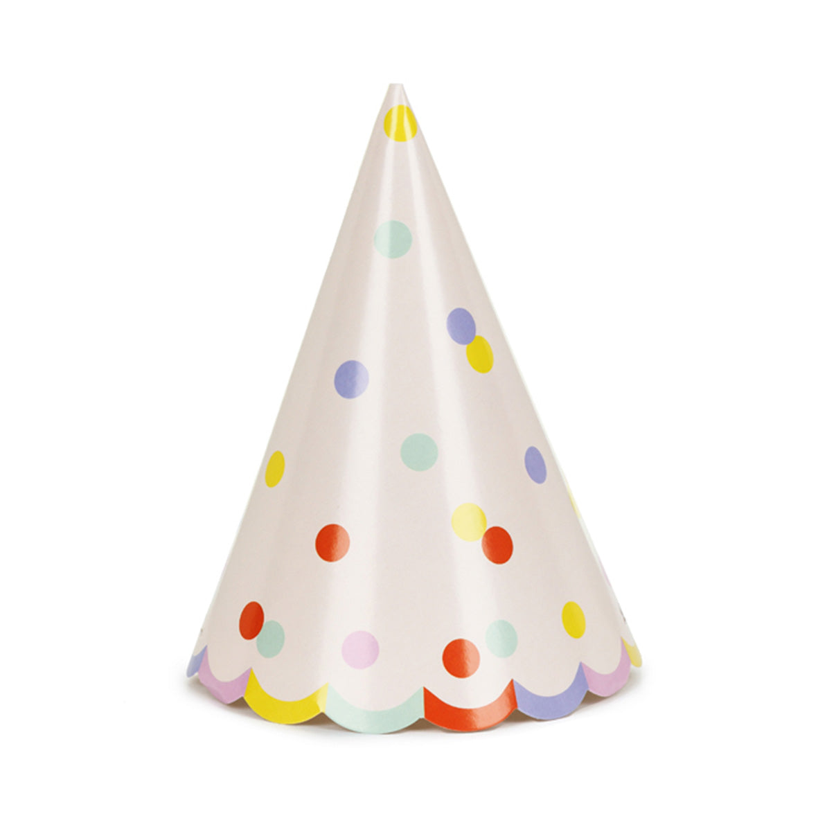 6 Partyhüte - Confetti