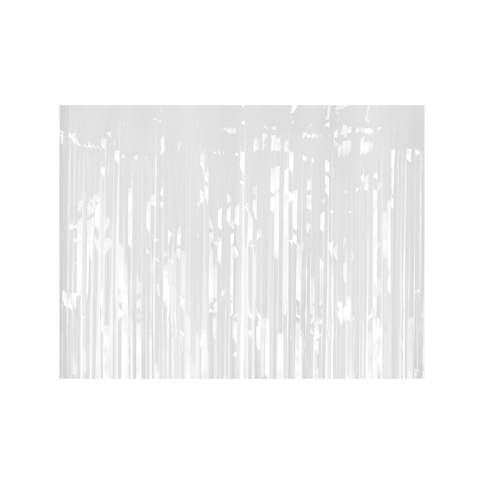 1 Partyvorhang - Weiß 100x200cm