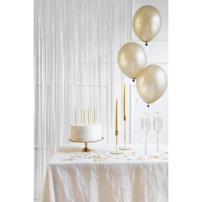 1 Partyvorhang - Weiß 100x200cm