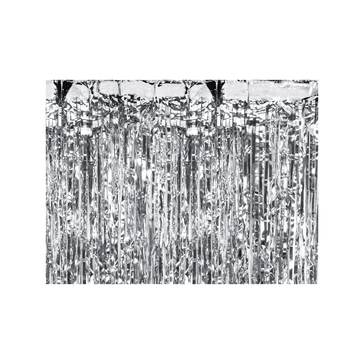 1 Partyvorhang - Silver 100x200cm