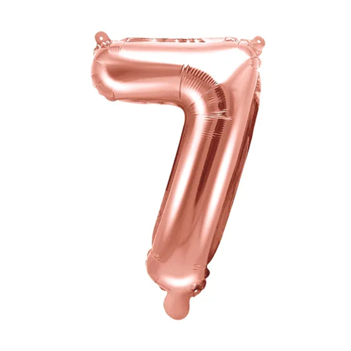 1 Balloon XS - Zahl 7 - RoséGold
