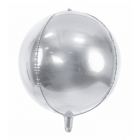 1 Kugelballon - Silber