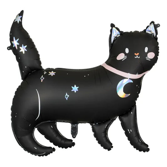 1 Ballon - Schwarze Katze