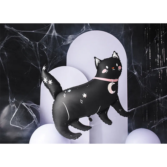 1 Ballon - Schwarze Katze
