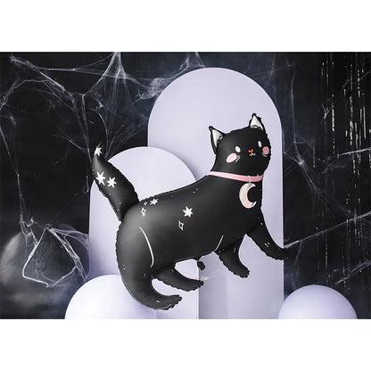 1 Ballon - Schwarze Katze