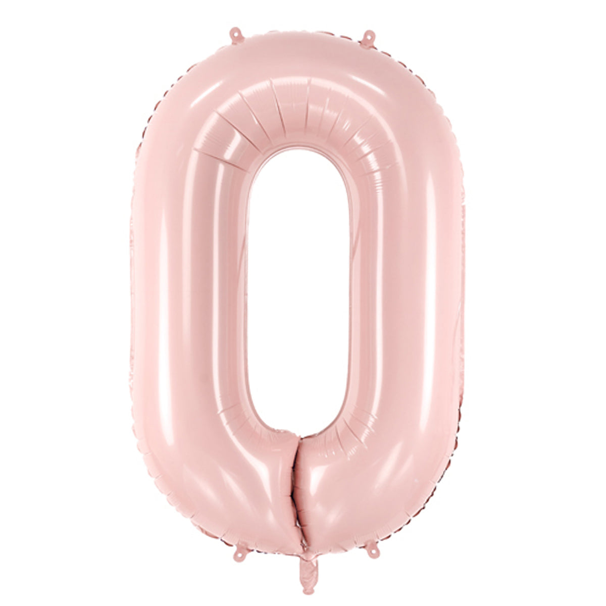 1 Balloon XL - Zahl 0 - Rosa
