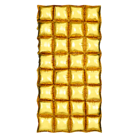 1 Folienballon Hintergrund - Gold 72x143cm