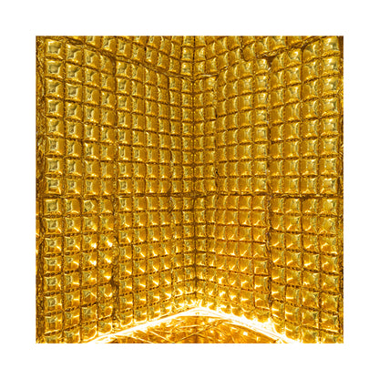 1 Folienballon Hintergrund - Gold 72x143cm