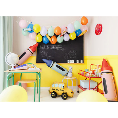 1 Balloon XXL - Buntstift Rot