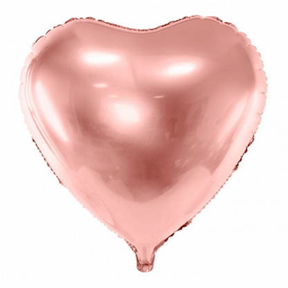 1 Ballon XXL - Herz - RoseGold
