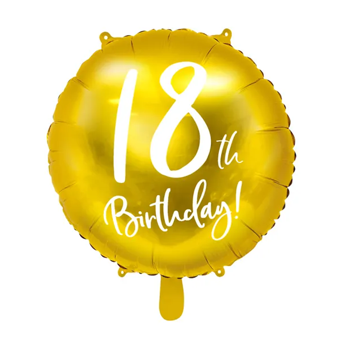1 Ballon - 18th Birthday - gold