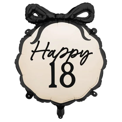 1 Ballon - Birthday Schleife 18