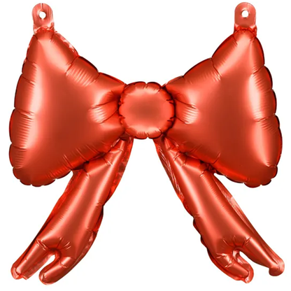 5 Folienballons für Girlanden in Schleifenform - Rot