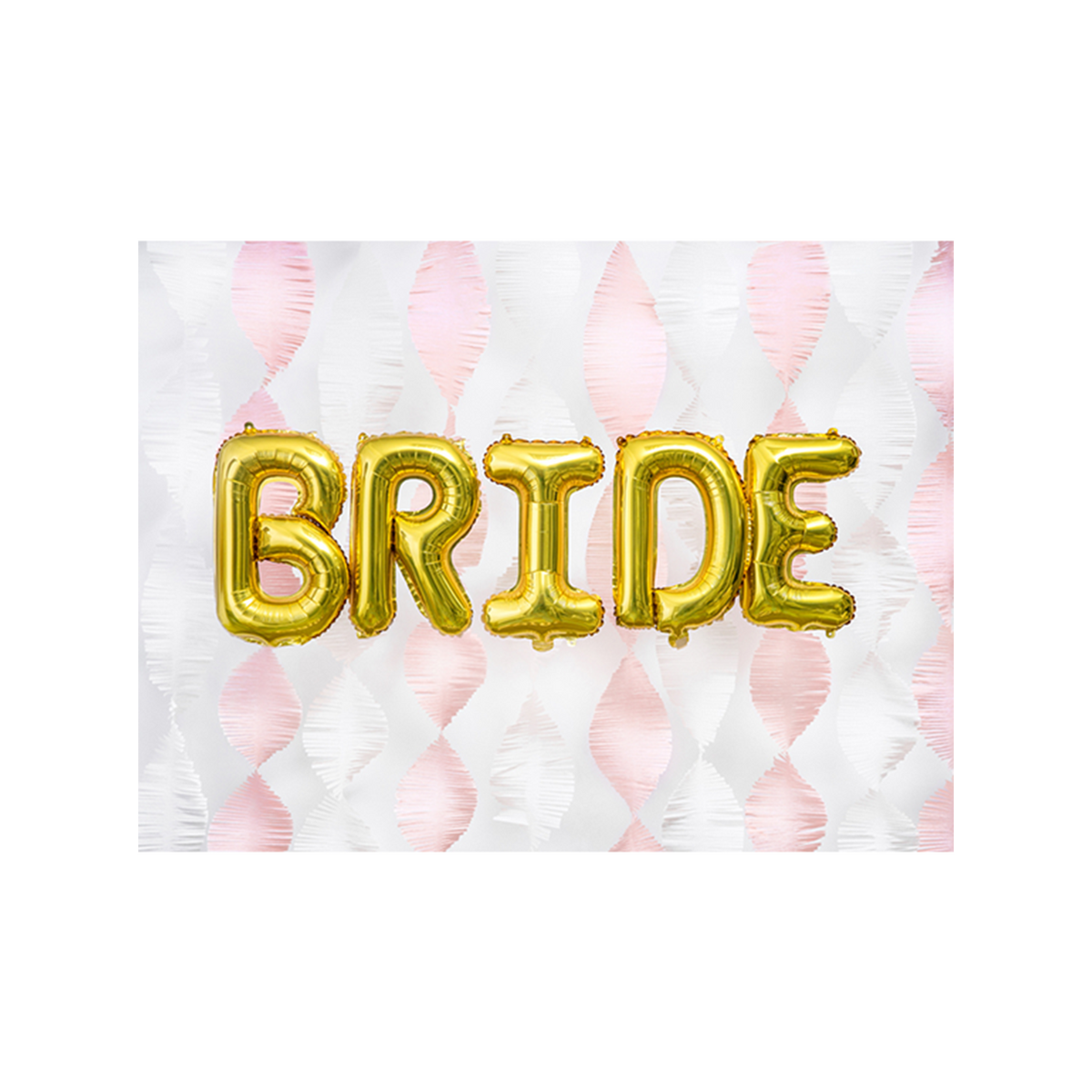 1 Ballon XS - Buchstabe B - Gold