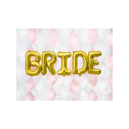 1 Ballon XS - Buchstabe B - Gold