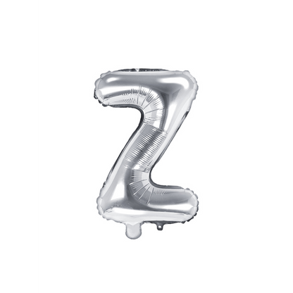 1 Ballon XS - Buchstabe Z - Silber