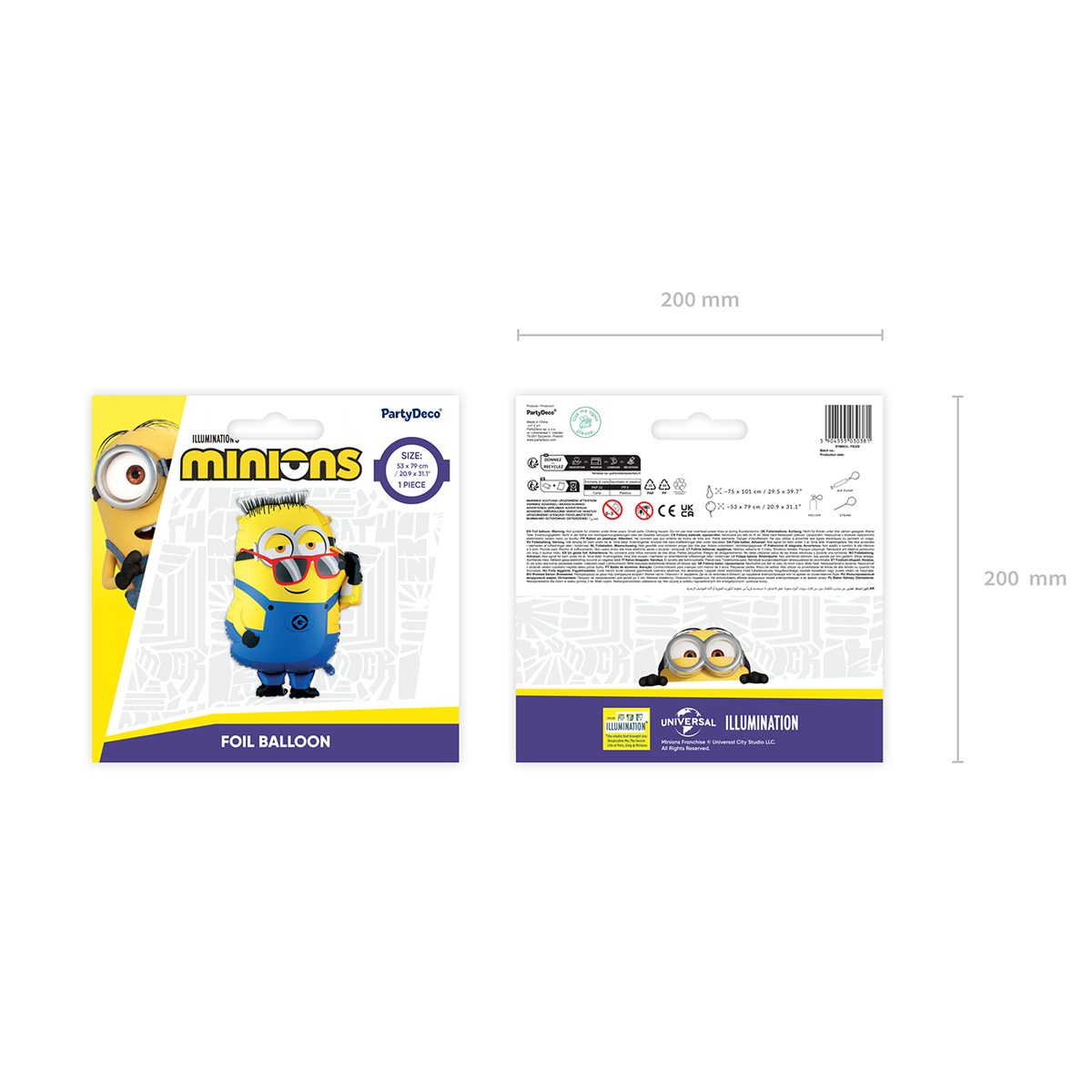 1 Ballon XXL - Minion Ron