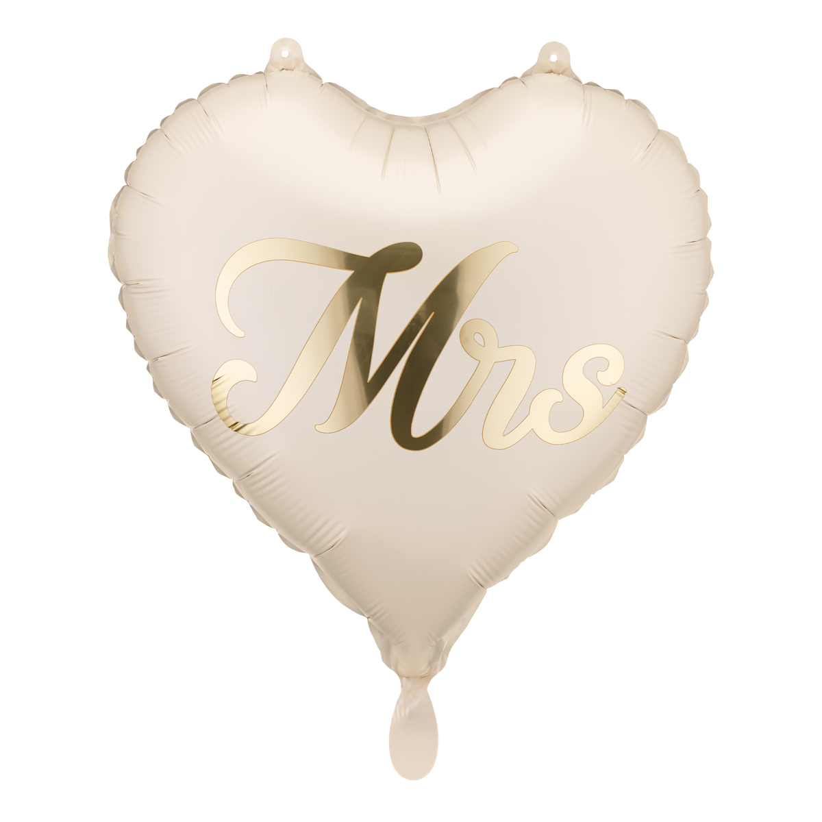 2 Ballons - MR und MRS - Creme