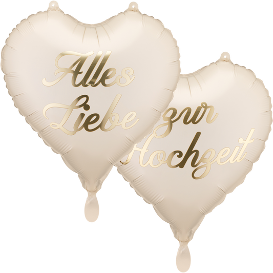 2 Ballons - Alles Liebe zur Hochzeit