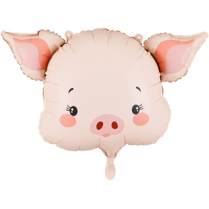 1 Ballon XXL - Schweinchen