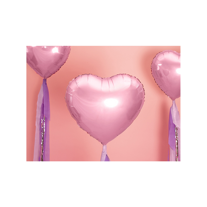 1 Ballon - Herz - Rosa