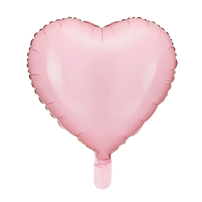 1 Ballon - Herz - Hellrosa