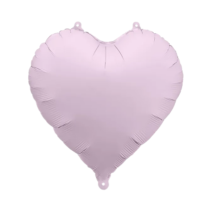 1 Ballon - Herz - Satin - Lila