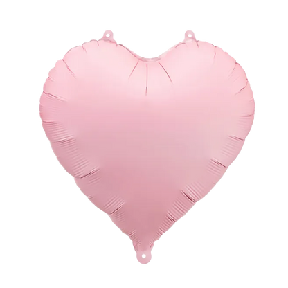 1 Ballon - Herz - Satin - Rosa