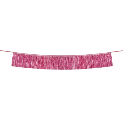 1 Girlande - Fringe Girlande - Rosa