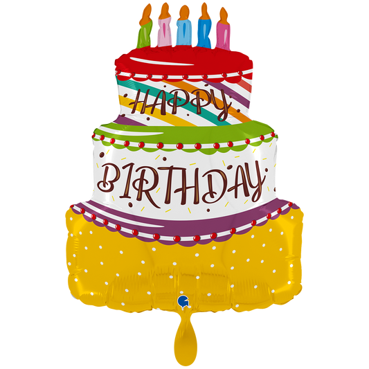1 Balloon XXL - Birthday Cake