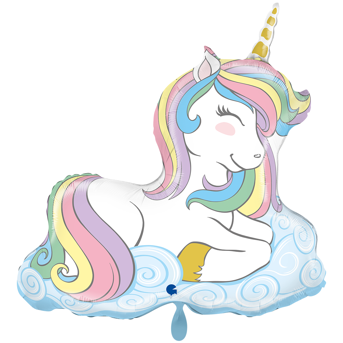 1 Balloon XXL - Macaron Unicorn