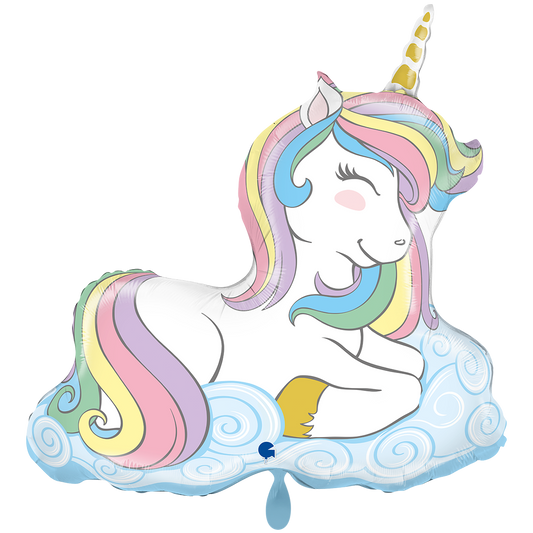 1 Balloon XXL - Macaron Unicorn