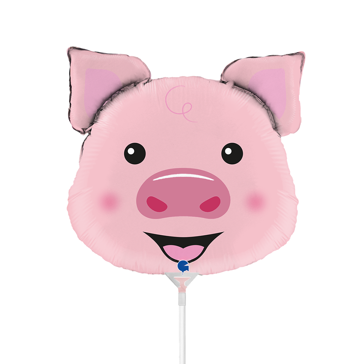 10 Miniballoons Airfilled - Pig Head (Unverpackt)