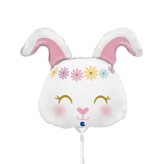 10 Miniballoons Airfilled - Hippie Bunny (Unverpackt)
