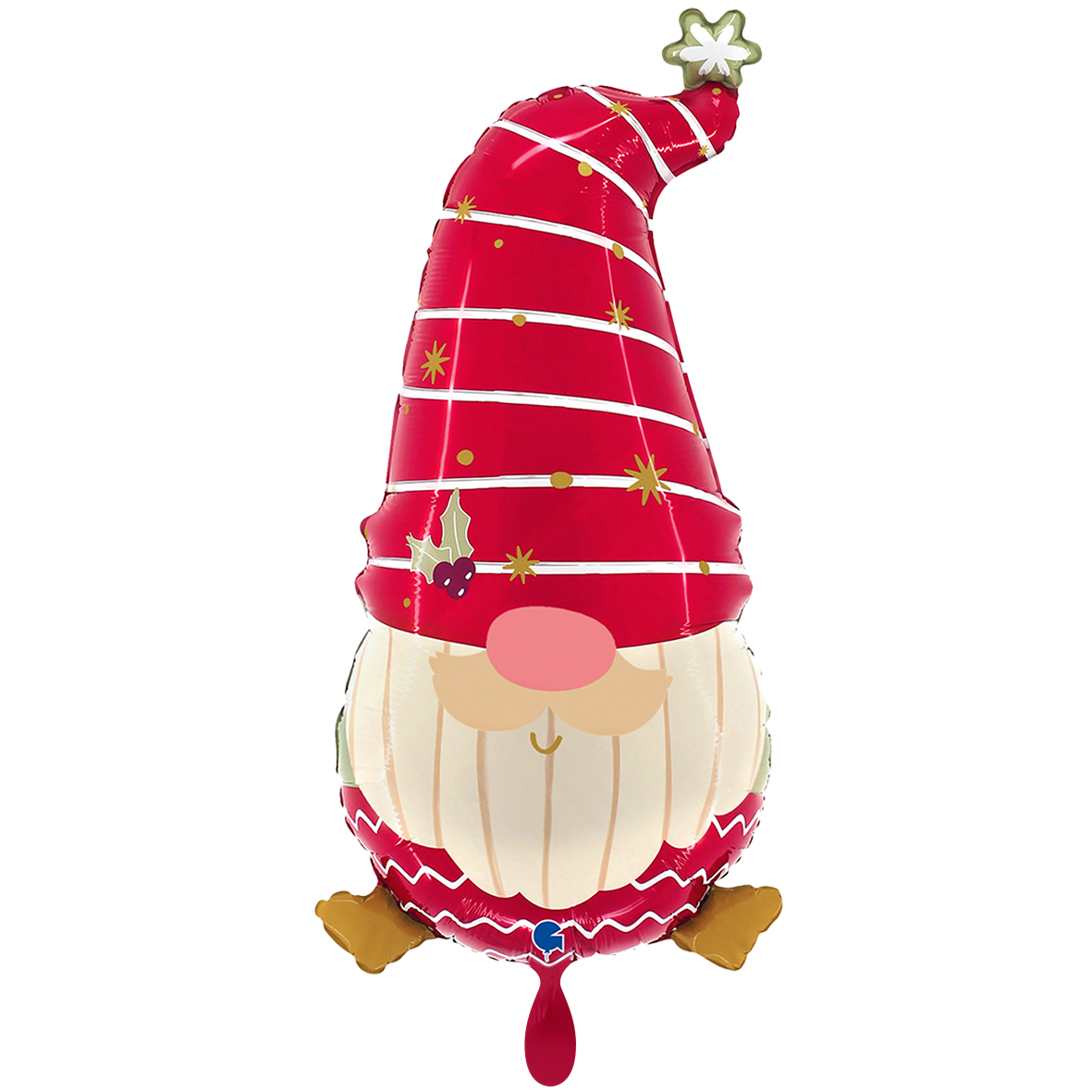 1 Balloon XXL - Christmas Gnome