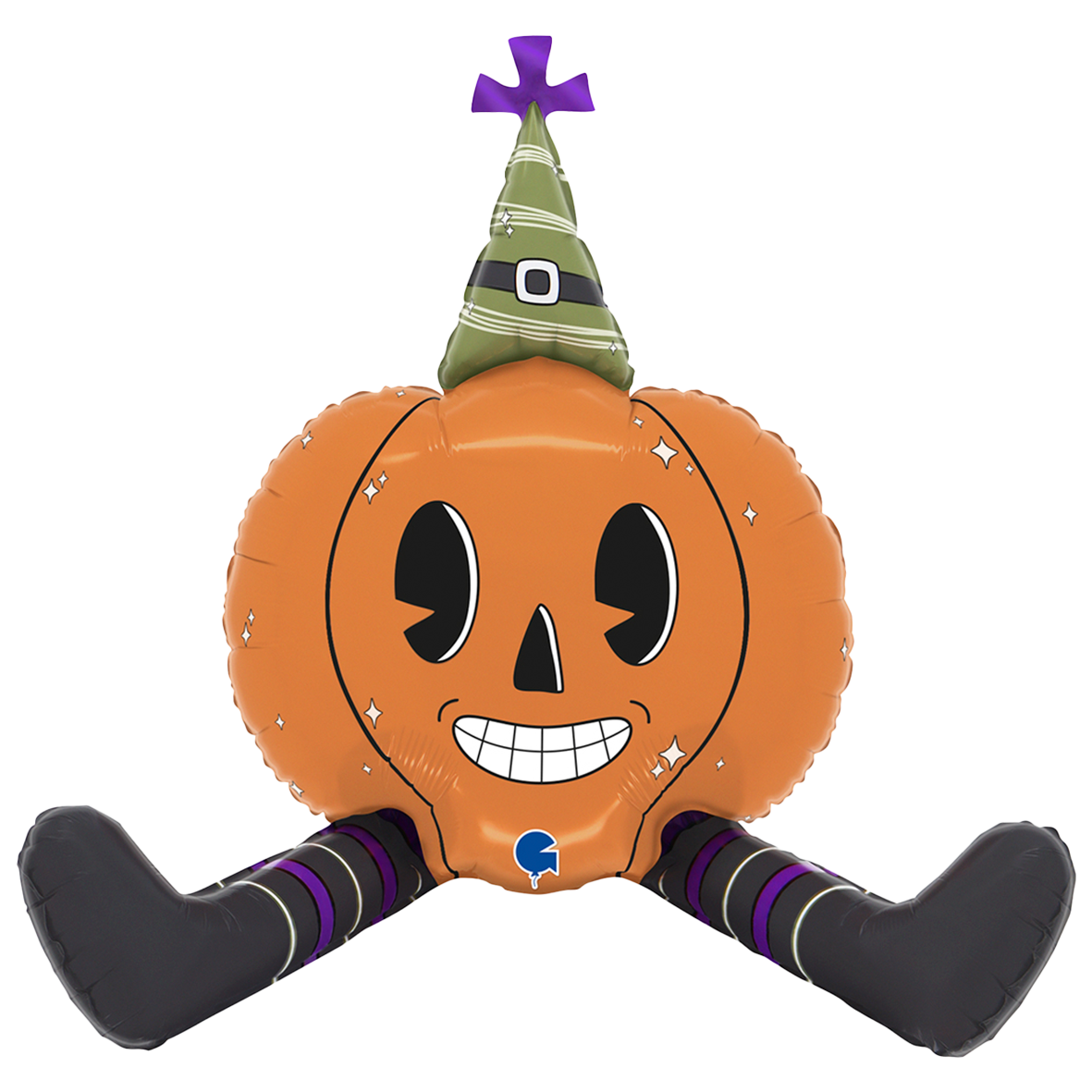 1 Balloon - The Sitting - Vintage Pumpkin