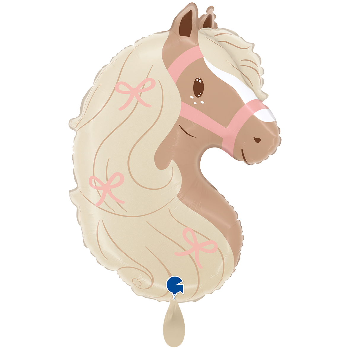 1 Balloon XXL - Boho Pony Head