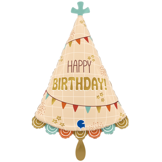 1 Balloon XXL - Boho Party Hat