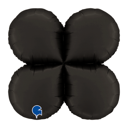 1 Balloon Base - Drops - Satin Fumé Black