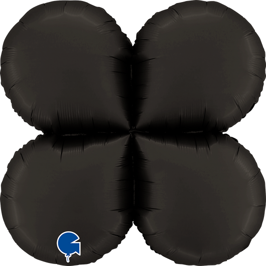 1 Balloon Base XXL - Drops - Satin Fumé Black